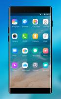 Theme for Xiaomi Mi 8 Pro &Phone 8 x ios Blue Sea captura de pantalla 1