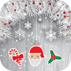 Silver Glittery Christmas icon