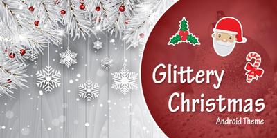 Silver Glittery Christmas syot layar 3