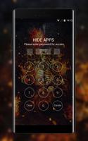 Fantasy Flame Skull theme for Lenovo k5 note ภาพหน้าจอ 2