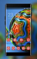 theme for Jio Phone ball line shape wallpaper Plakat