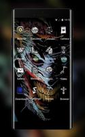 Skull bone theme joker dc comics art wallpaper capture d'écran 1