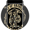 Skeleton theme wallpaper sons of anarchy tv