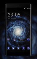 Space galaxy theme ad08 wallpaper ios8 iphone6 پوسٹر