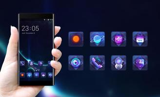 Space galaxy theme ae69 of mystery stars and screenshot 3