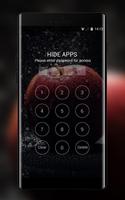 Water apple drop theme | wallpaper for rainy dark imagem de tela 2