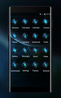 Space galaxy theme wallpaper planet light beam screenshot 1