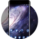 Space galaxy theme real coordinate wallpaper APK