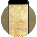 3D Gold Theme for Galaxy J& beach wallpaper HD APK