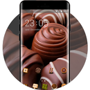 Theme for sweet yummy chocolate wallpaper aplikacja