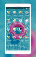 Theme for swimming pool wallpaper скриншот 1