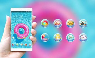 Theme for swimming pool wallpaper 截图 3