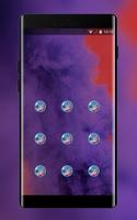 lock theme for Iphone 6s fog red black wallpaper 스크린샷 1