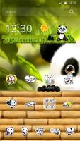 Cute Panda Theme постер