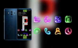 Theme for parking sign neon light simple wallpaper screenshot 3