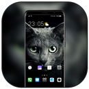 Theme for cruel cat hill ground black eyes APK