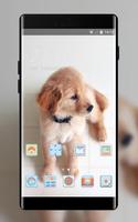 Cute puppy theme love pet animal wallpaper โปสเตอร์