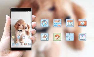 Cute puppy theme love pet animal wallpaper syot layar 3