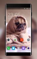 Theme for puppy pet oppo r17 wallpaper poster
