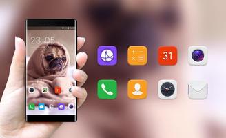 Theme for puppy pet oppo r17 wallpaper ảnh chụp màn hình 3