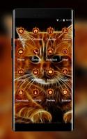 Kitty theme 3D Cat animal Live Wallpaper capture d'écran 1