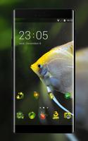 underwater theme fish swim live wallpaper ポスター