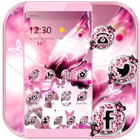 Pink Butterfly Theme Wallpaper icon