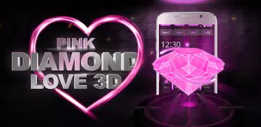 Pink Diamond Love 3D Theme