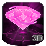 Pink Diamond Love 3D Theme