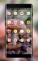 Theme for plant mushroom bright wallpaper স্ক্রিনশট 1