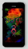 Launcher and Theme for note 8 Affiche