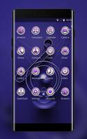 Theme for purple metal decoration wallpaper screenshot 1