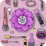 Stylish girl theme with Aesthetic Purple fashion