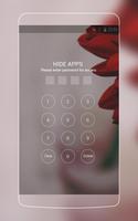 Red Flower Theme: Rose petals Live Wallpaper capture d'écran 2