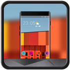 Theme for sunny building color block wallpaper icône