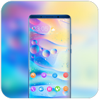 Theme for redmi6A bright bubble wallpaper ikon