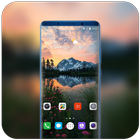 Theme for redmi 6A nature lake plant wallpaper ikon