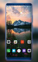 Theme for redmi 6A nature lake plant wallpaper-poster