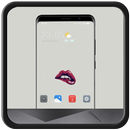 Theme for cool lip surface wallpaper APK