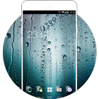 Water Drop HD Wallpaper Theme for Gaxlxy A7 ícone