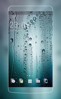 Water Drop HD Wallpaper Theme for Gaxlxy A7 Affiche