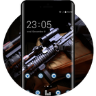 War weapon theme assault carbine m4 gun wallpaper-icoon