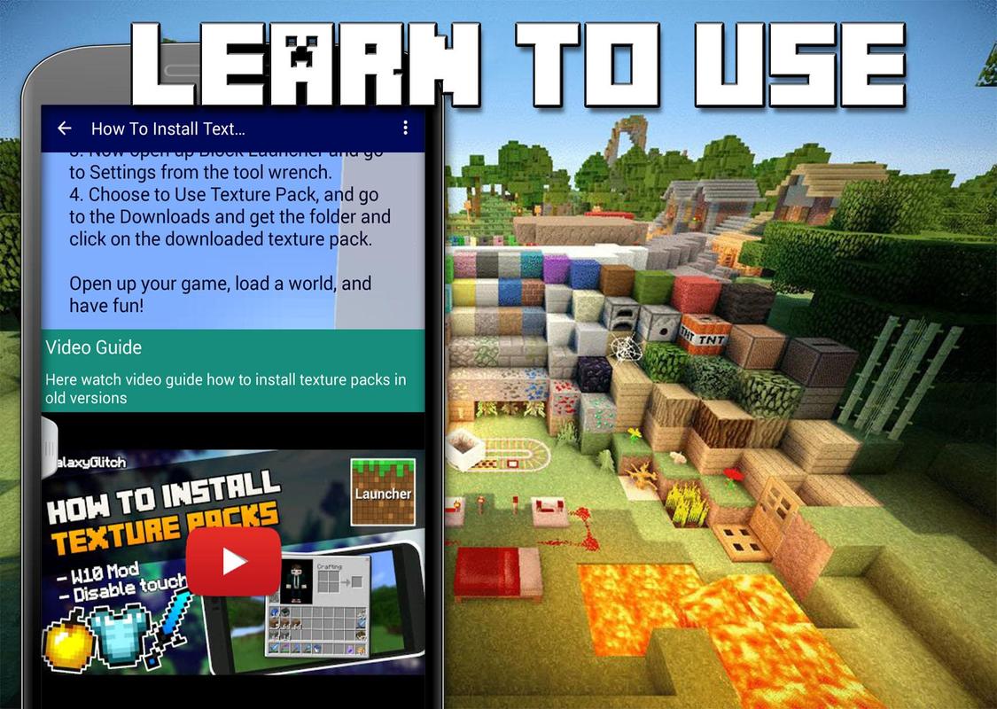 Textures Packs for Minecraft APK Download - Free Books ...