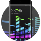Theme for technology music live wallpaper icône