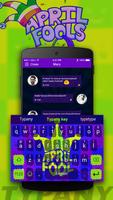Happy April FoolEmoji Keyboard poster