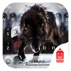 Wolf Theme & Emoji Keyboard