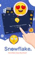 برنامه‌نما Snowflake Theme&Emoji Keyboard عکس از صفحه