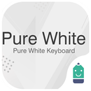 Pure White Theme&Emoji Keyboard APK
