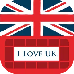 I Love UK Theme&Emoji Keyboard