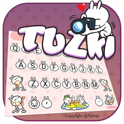 Happy TUZKI Theme&Emoji Keyboard (Authorized)